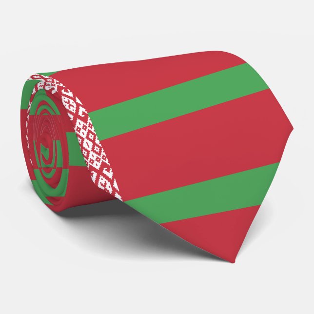 Vitryssland flagga slips (Rullad)