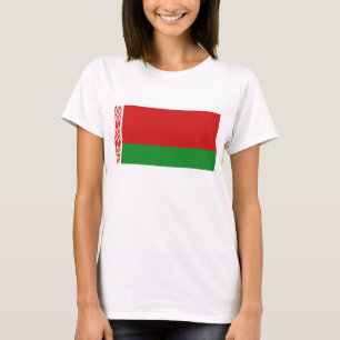 Vitryssland Flagga x Karta T-Shirt