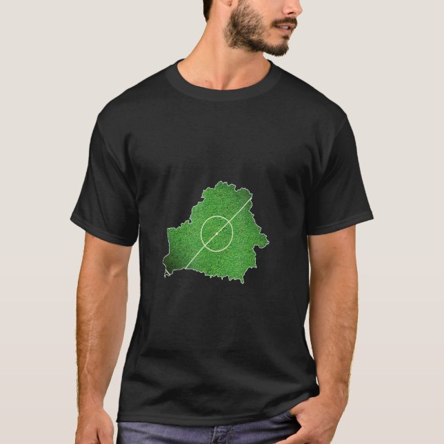 Vitryssland Fotboll Plan T Shirt (Framsida)
