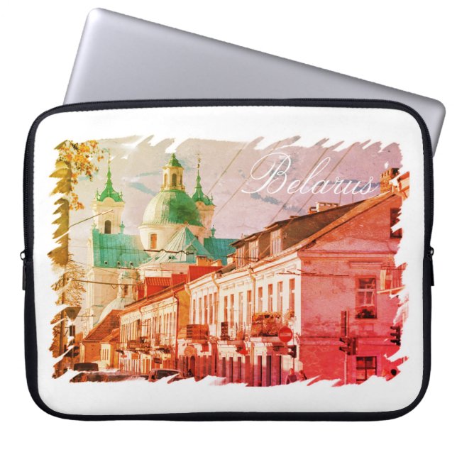 Vitryssland Hrodna Grodno Architecture Laptop slee Fodral (Framsidan)