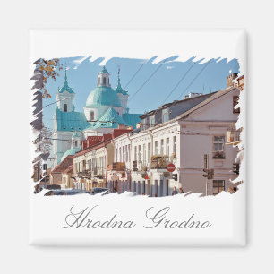 Vitryssland Hrodna Grodno Arkitektur Magnet