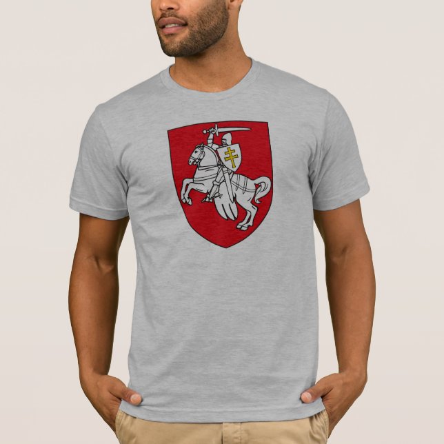 Vitryssland Jackande av Arm T-shirt (Framsida)