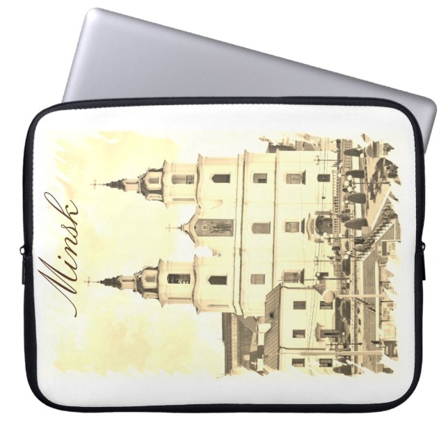 Vitryssland Minsk Architecture Laptop sleeve Cover (Framsidan)