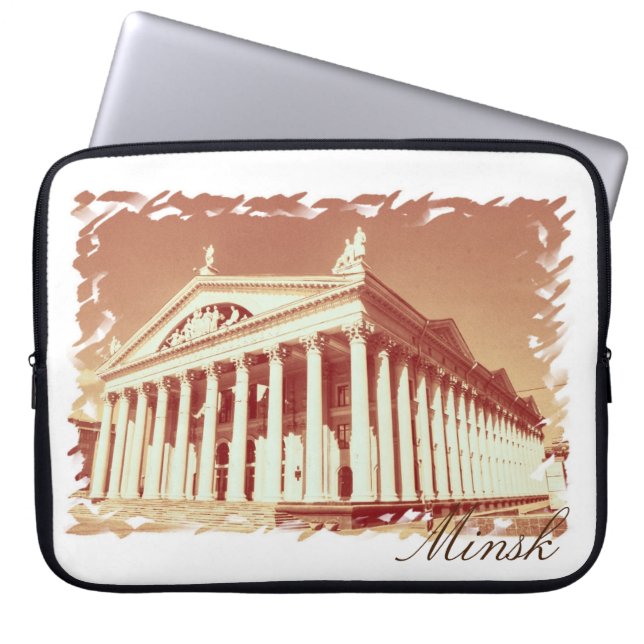Vitryssland Minsk Architecture Laptop sleeve Cover (Framsidan)