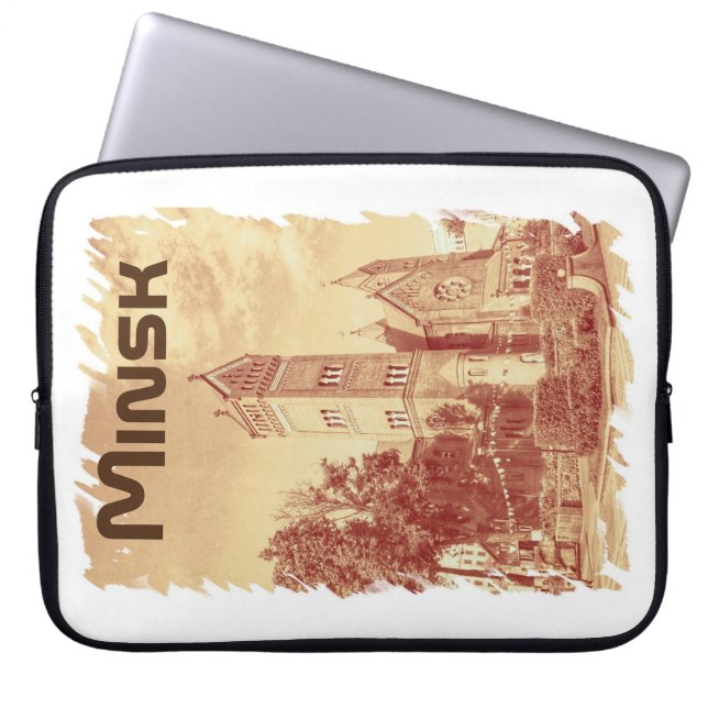 Vitryssland Minsk Architecture Laptop sleeve Cover (Framsidan)