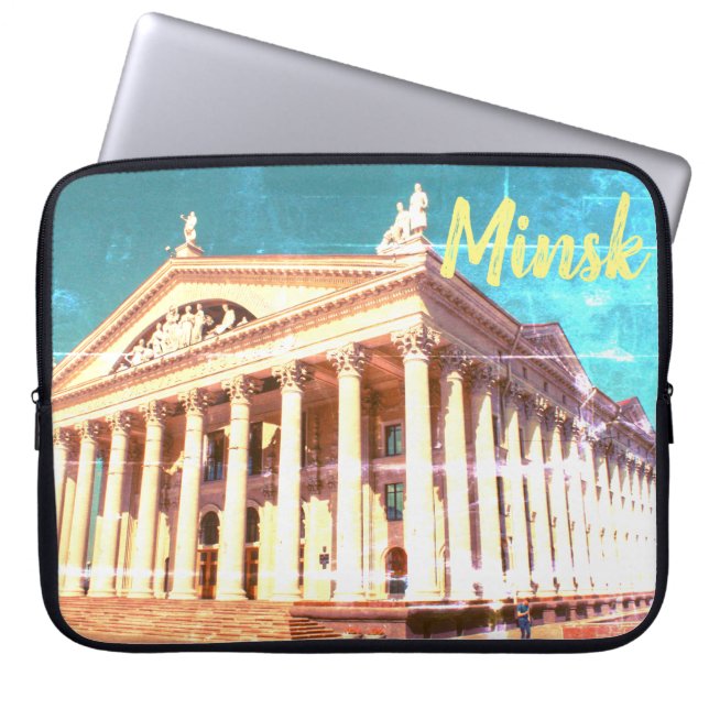 Vitryssland Minsk Arkitektur Dator Bärbar datorskö Laptop Fodral (Framsidan)