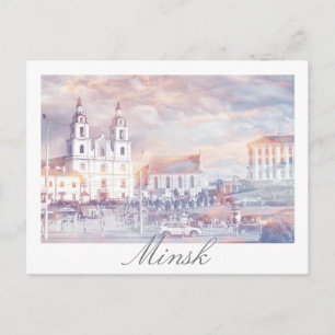 Vitryssland Minsk Arkitektur vykort
