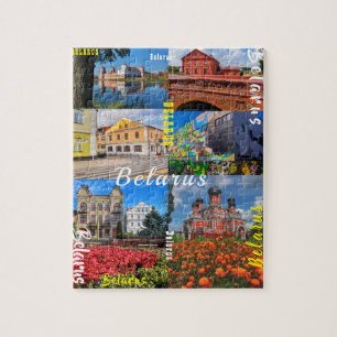 Vitryssland Minsk Grodno Pinsk Borisov Architectur Pussel