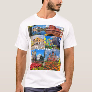 Vitryssland Minsk Grodno Pinsk Borisov Architectur T Shirt
