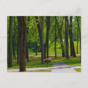 Vitryssland Minsk Park Life Cityscape Natature Vykort