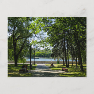 Vitryssland Minsk Park Life Cityscape Natature Vykort