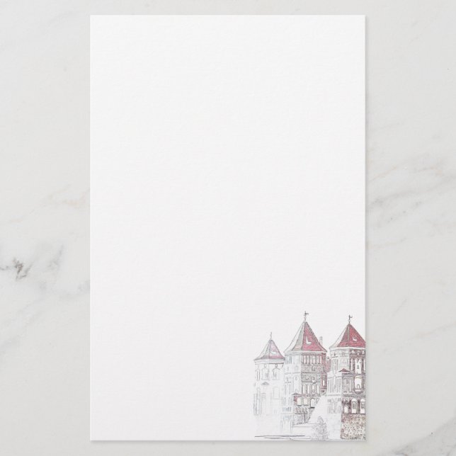 Vitryssland Mir Castle Architecture Brevpapper (Framsida)