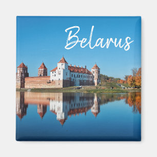 Vitryssland Mir Castle Architecture Landcape Magne Magnet