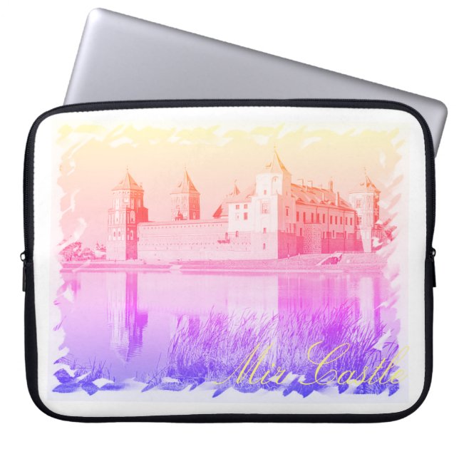 Vitryssland Mir Castle Architecture Laptop sleeve (Framsidan)