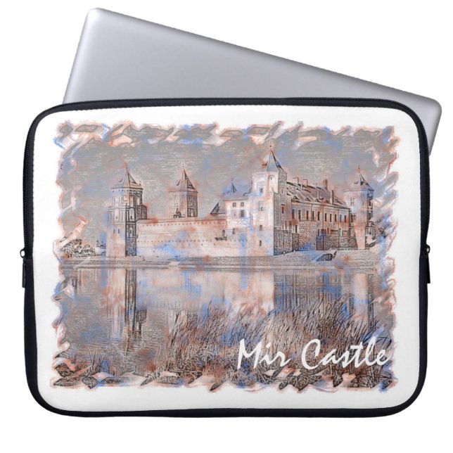 Vitryssland Mir Castle Architecture Laptop sleeve (Framsidan)