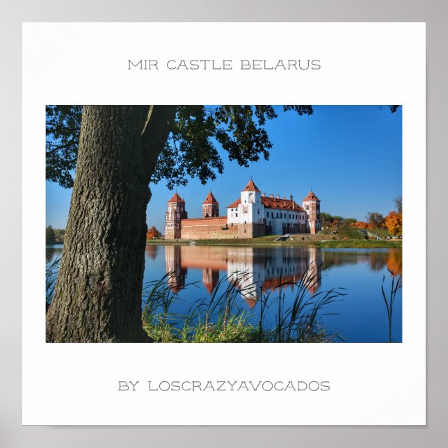 Vitryssland Mir Castle Architecture Natature Poste Poster (Framsidan)