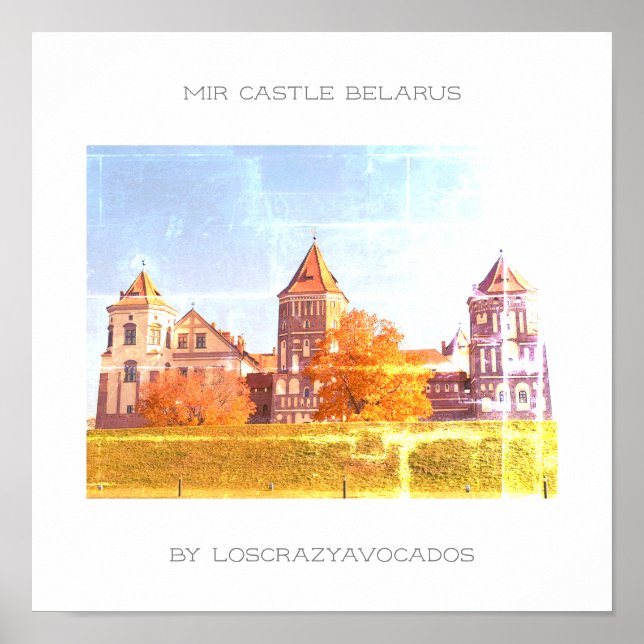 Vitryssland Mir Castle Architecture Natature Poste Poster (Framsidan)
