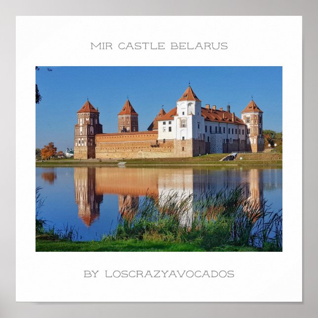 Vitryssland Mir Castle Architecture Natature Poste Poster (Framsidan)