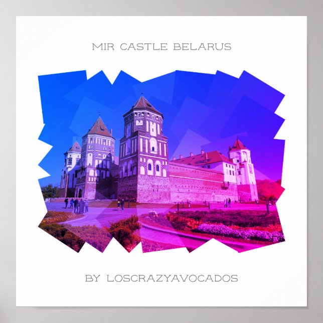 Vitryssland Mir Castle Architecture Natature Poste Poster (Framsidan)