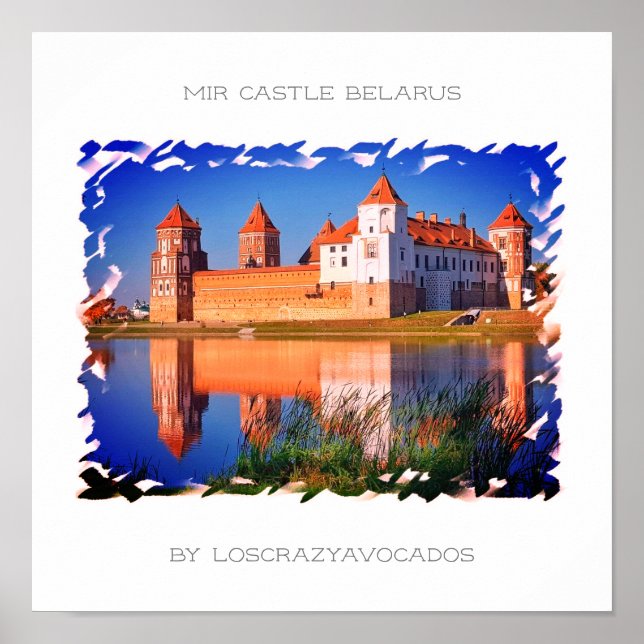 Vitryssland Mir Castle Architecture Natature Poste Poster (Framsidan)
