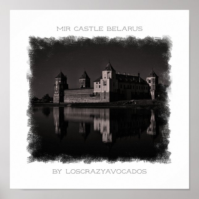 Vitryssland Mir Castle Architecture Natature Poste Poster (Framsidan)