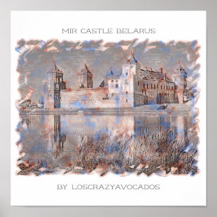 Vitryssland Mir Castle Architecture Natature Poste Poster