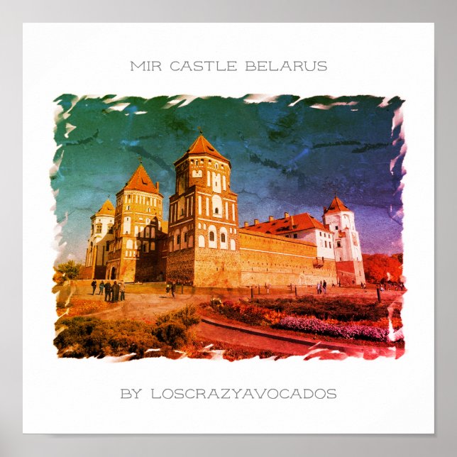 Vitryssland Mir Castle Architecture Natature Poste Poster (Framsidan)