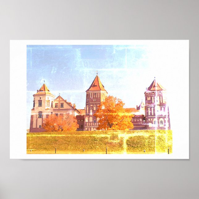 Vitryssland Mir Castle Architecture Natature Poste Poster (Framsidan)