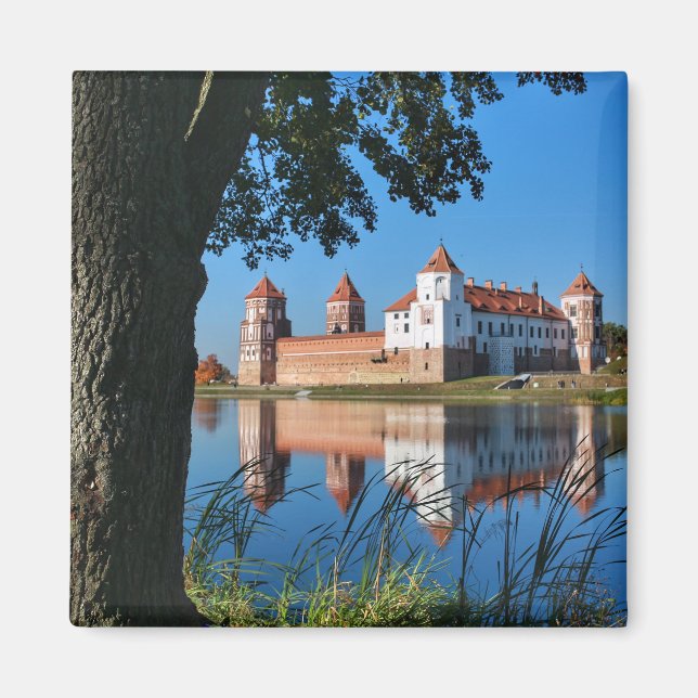 Vitryssland Mir Castle Architecture Nature Magnet (Framsidan)