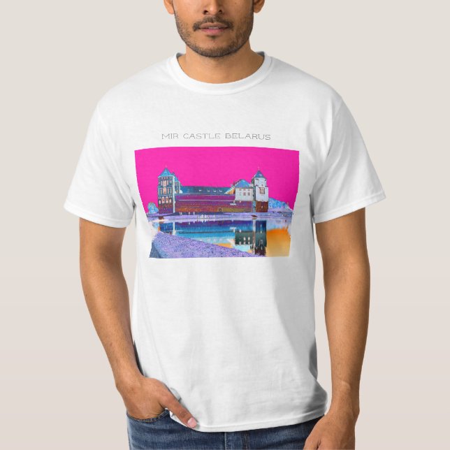 Vitryssland Mir Castle Architecture T-Shirt Top (Framsida)