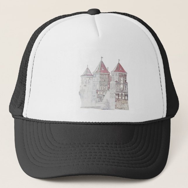 Vitryssland Mir slott Arkitektur Keps (Framsida)