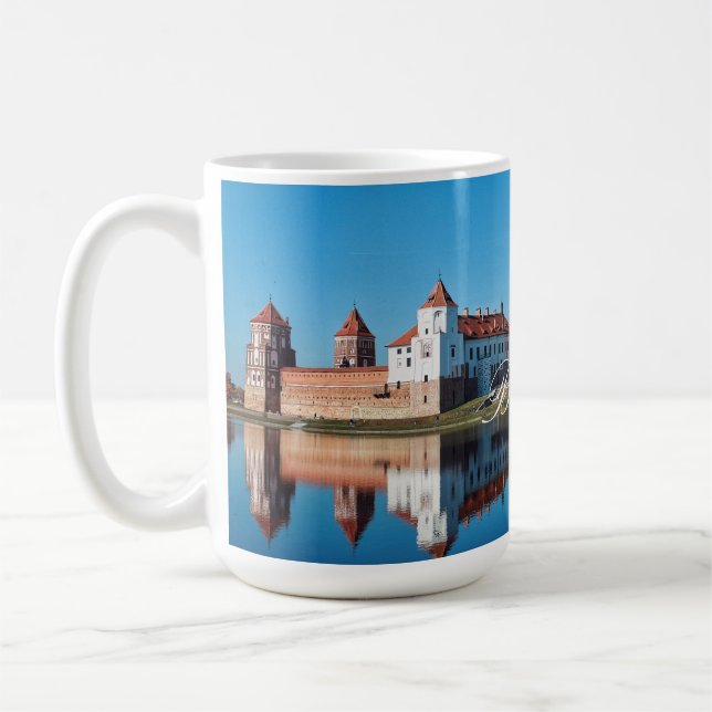 Vitryssland Mir Slott Arkitektur Mugg Kopp (Vänster)