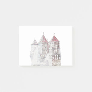 Vitryssland Mir slott Arkitektur Post-it Block