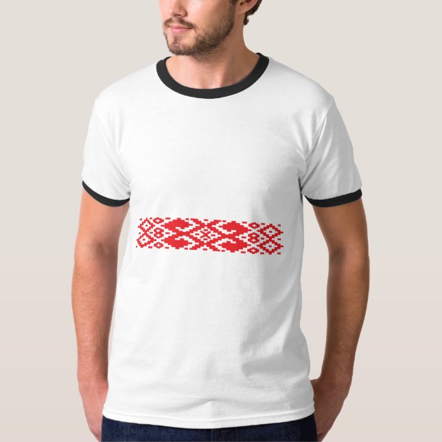 Vitryssland mönster, Vitryssland T-shirt (Framsida)
