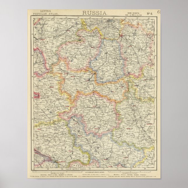 Vitryssland och Ukraina Poster (Framsidan)