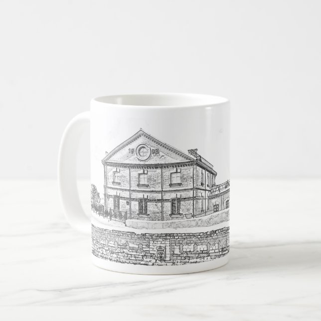 Vitryssland Orsha Arkitektur Kaffemugg (Framsida vänster)