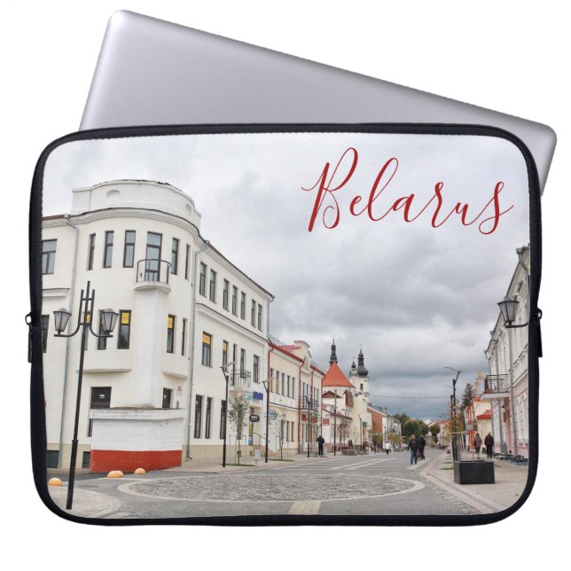 Vitryssland Pinsk Arkitektur Dator Bärbar Dator Fo Laptop Fodral (Framsidan)