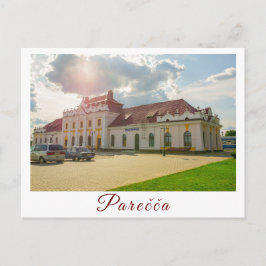 Vitryssland Porechye Parecca Arkitektur Station Vykort