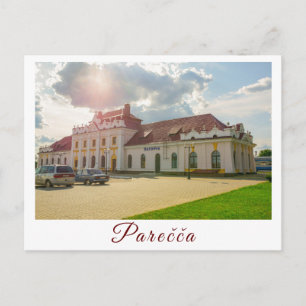Vitryssland Porechye Parecca Arkitektur Station Vykort