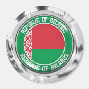 Vitryssland Round Emblem Magnet