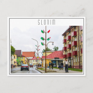 Vitryssland Slonim Stad Stadsvy Arkitektur Vykort