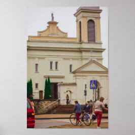 Vitryssland Volkovysk Vawkavysk Arkitektur Poster