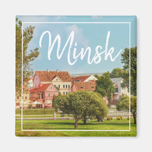 Vitrysslands arkitektur i Minsks stadsmagnet Magnet (Framsidan)