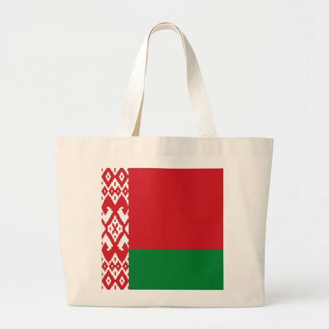 Vitrysslands flagga jumbo tygkasse (Framsidan)