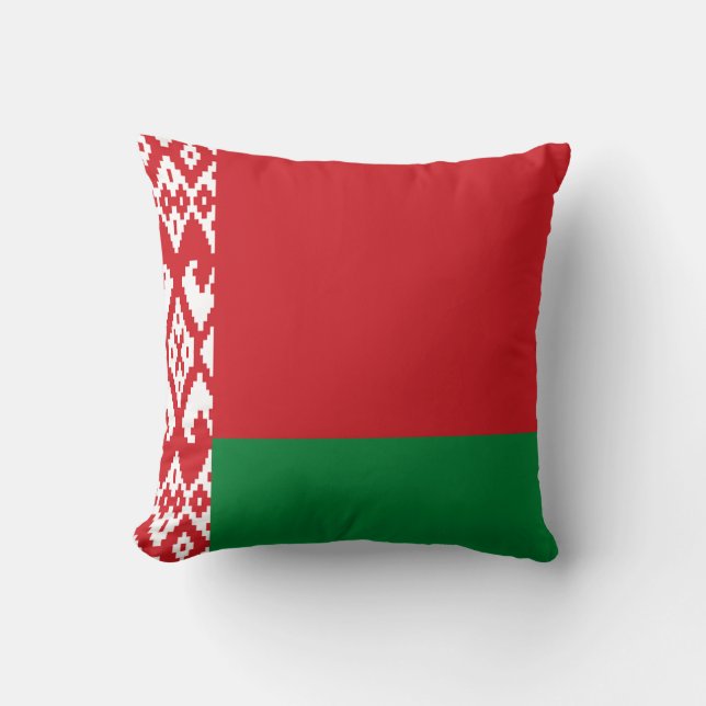Vitrysslands flagga kudde (Framsida)