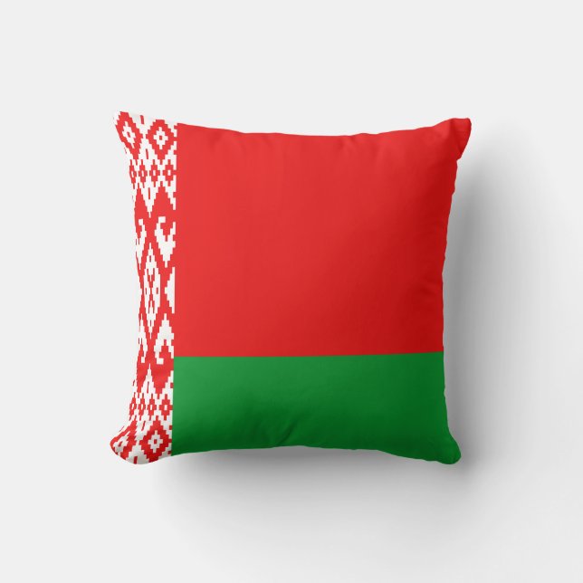 Vitrysslands Flagga x Flagga Pillow Kudde (Framsida)