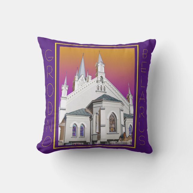 Vitrysslands Grodno Architecture Cushion Dekorativ Kudde (Framsida)