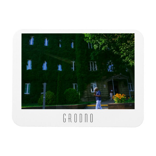 Vitrysslands Grodno City Architecture Universitete Magnet (Horisontell)