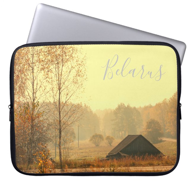 Vitrysslands Landsbygdsdator Laptop sleeve (Framsidan)