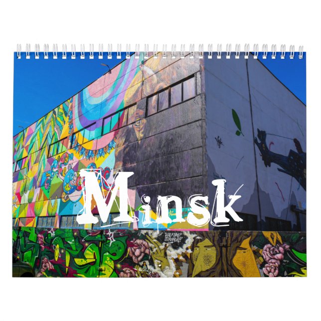 Vitrysslands Minsk Architecture City Streets М и н Kalender (Omslag)
